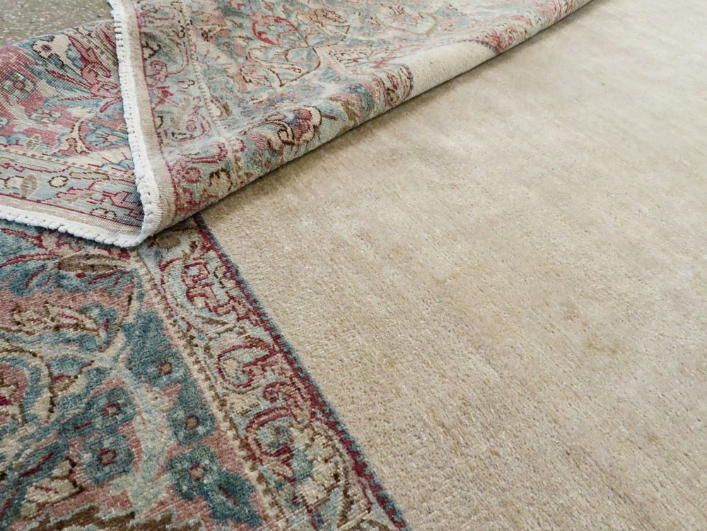 Antique Persian Lavar Kerman Gallery Carpet, No.27684 - Staging