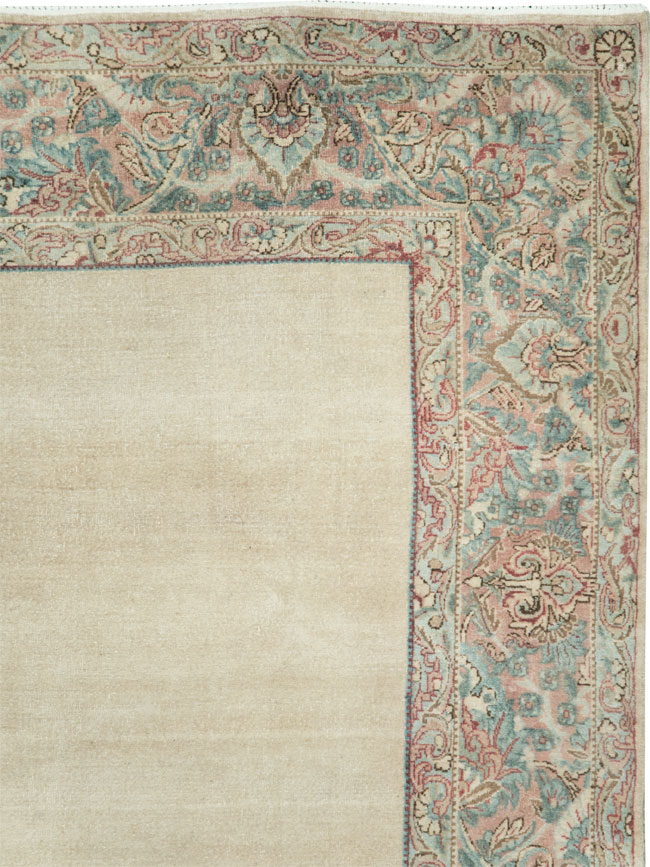 Antique Persian Lavar Kerman Gallery Carpet, No.27684 - Staging