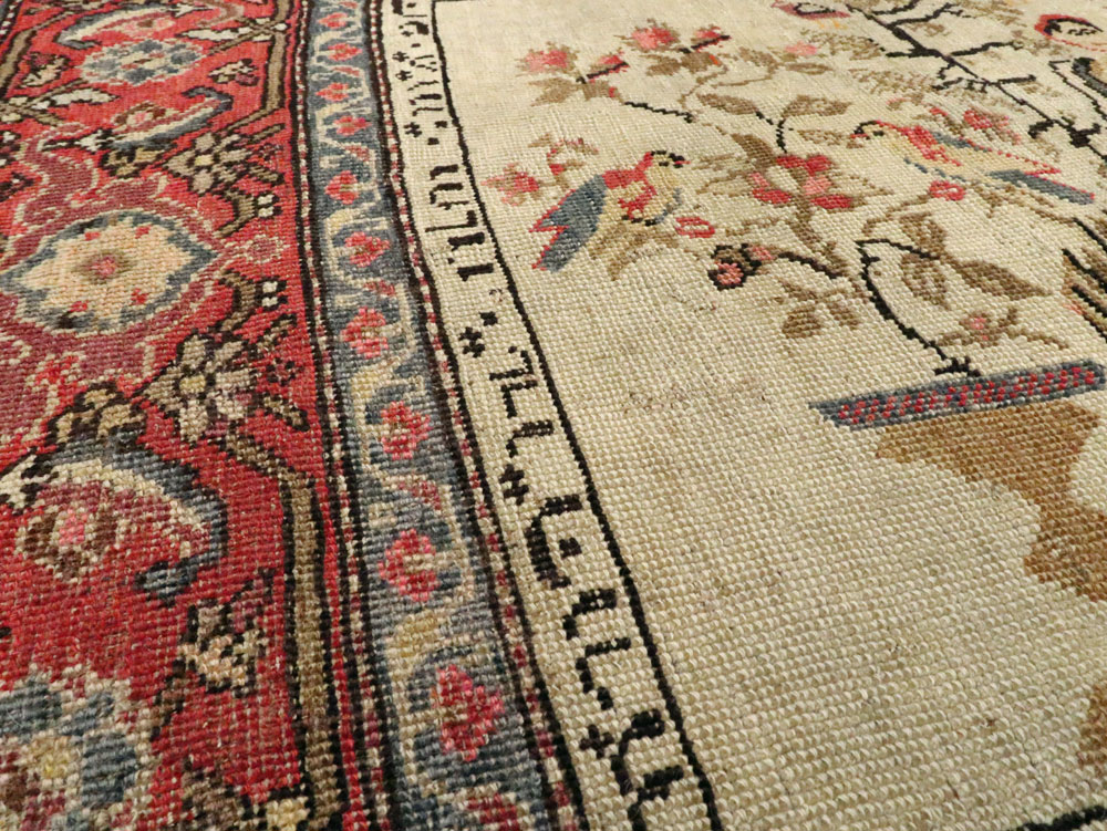 Antique Pictorial Karabagh Rug, No.27693 - Staging