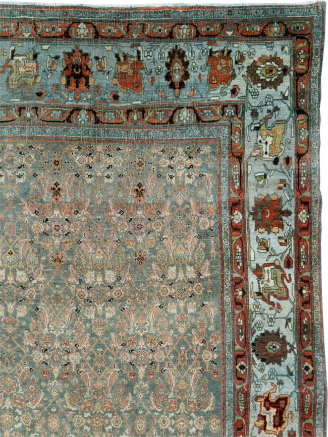 Antique Persian Bidjar Carpet, No.27703 - Staging