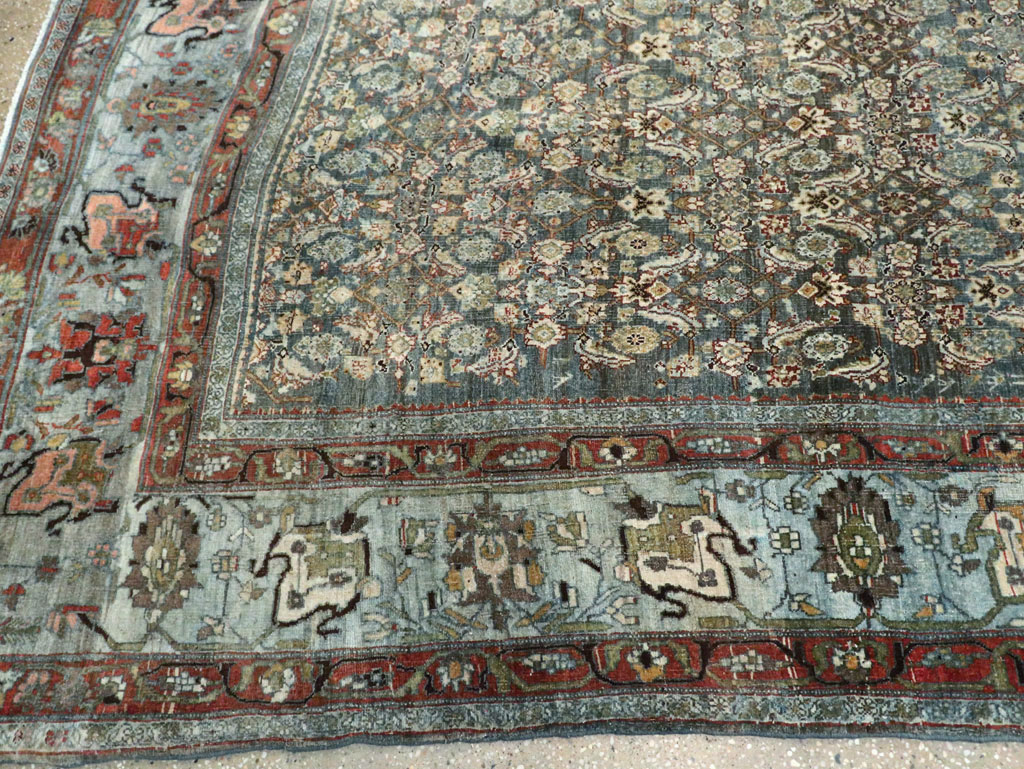 Antique Persian Bidjar Carpet, No.27703 - Staging