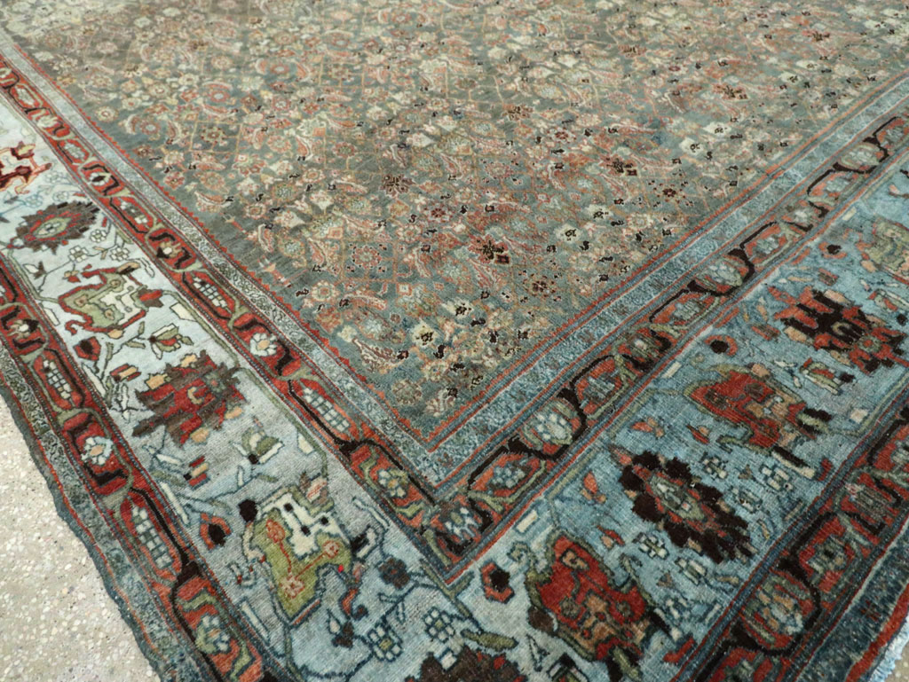 Antique Persian Bidjar Carpet, No.27703 - Staging