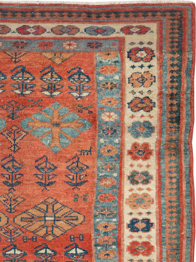 Antique Persian Bakshaish Rug, No.27708 - Staging
