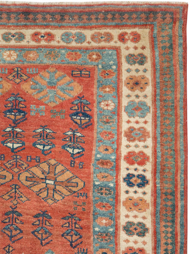 Antique Persian Bakshaish Rug, No.27708 - Staging