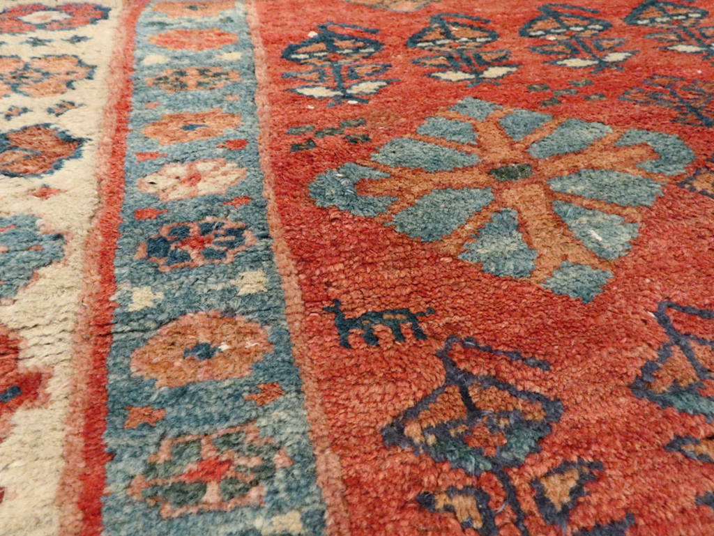 Antique Persian Bakshaish Rug, No.27708 - Staging