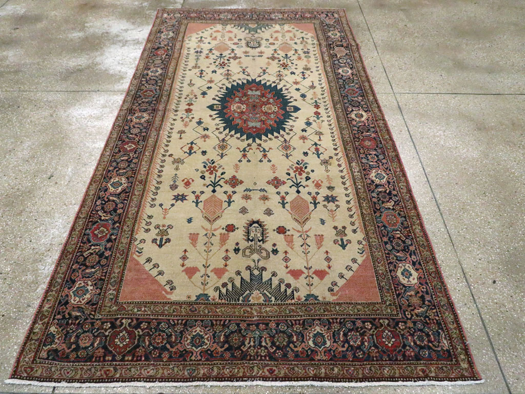Antique Persian Fereghan Carpet, No.27714 - Staging
