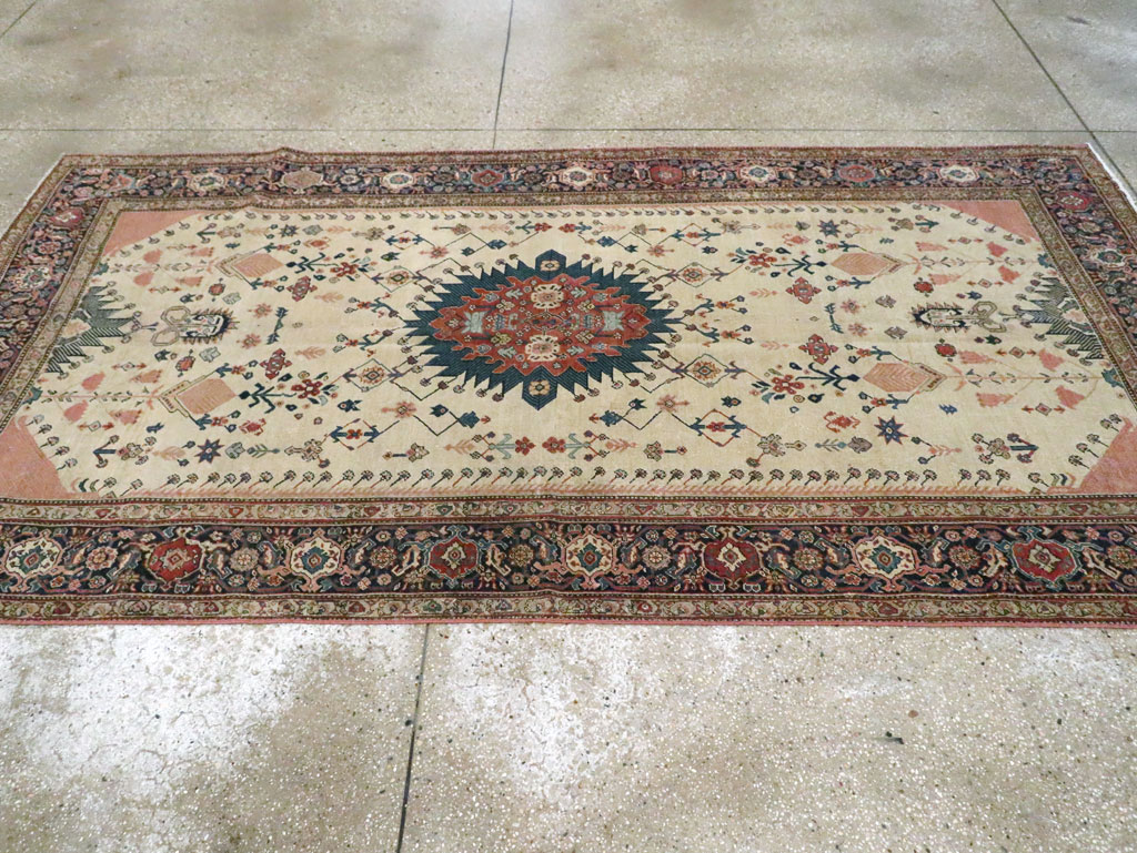 Antique Persian Fereghan Carpet, No.27714 - Staging