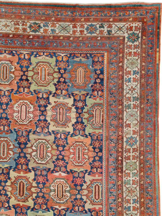 Antique Persian Malayer Carpet, No.27725 - Staging