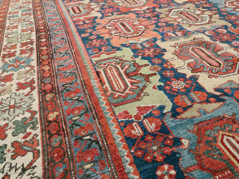 Antique Persian Malayer Carpet, No.27725 - Staging
