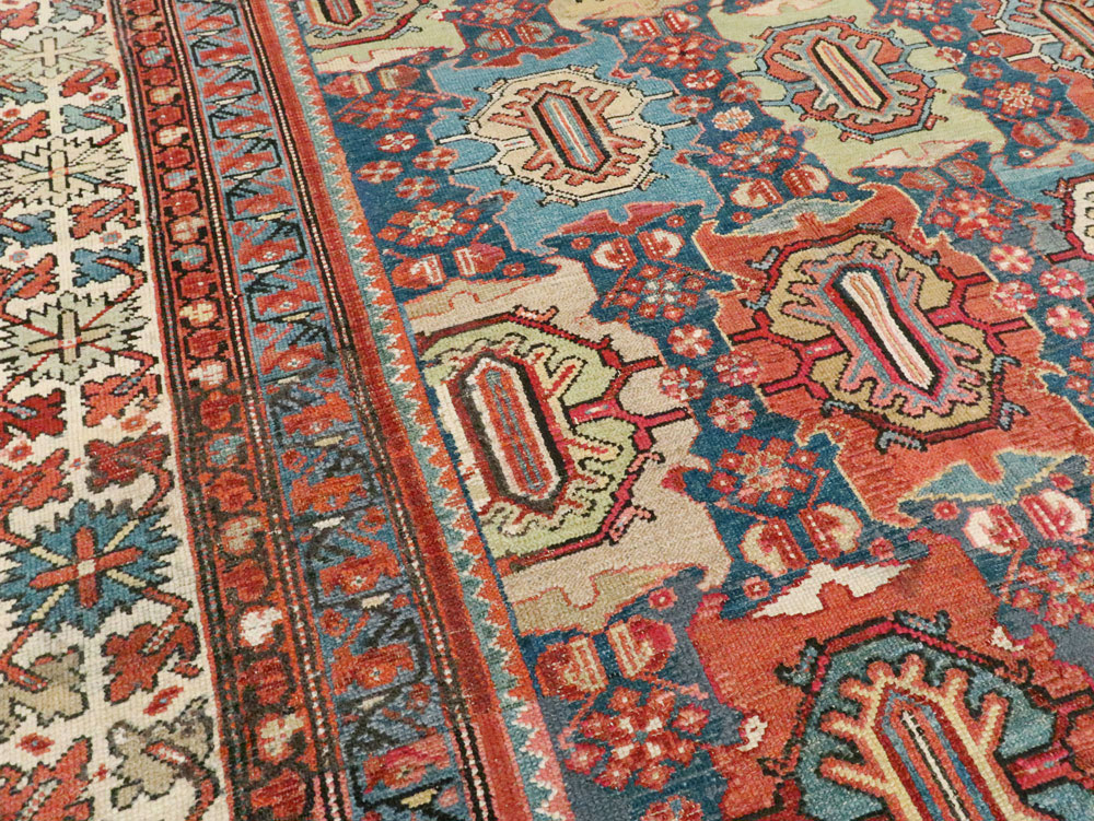 Antique Persian Malayer Carpet, No.27725 - Staging