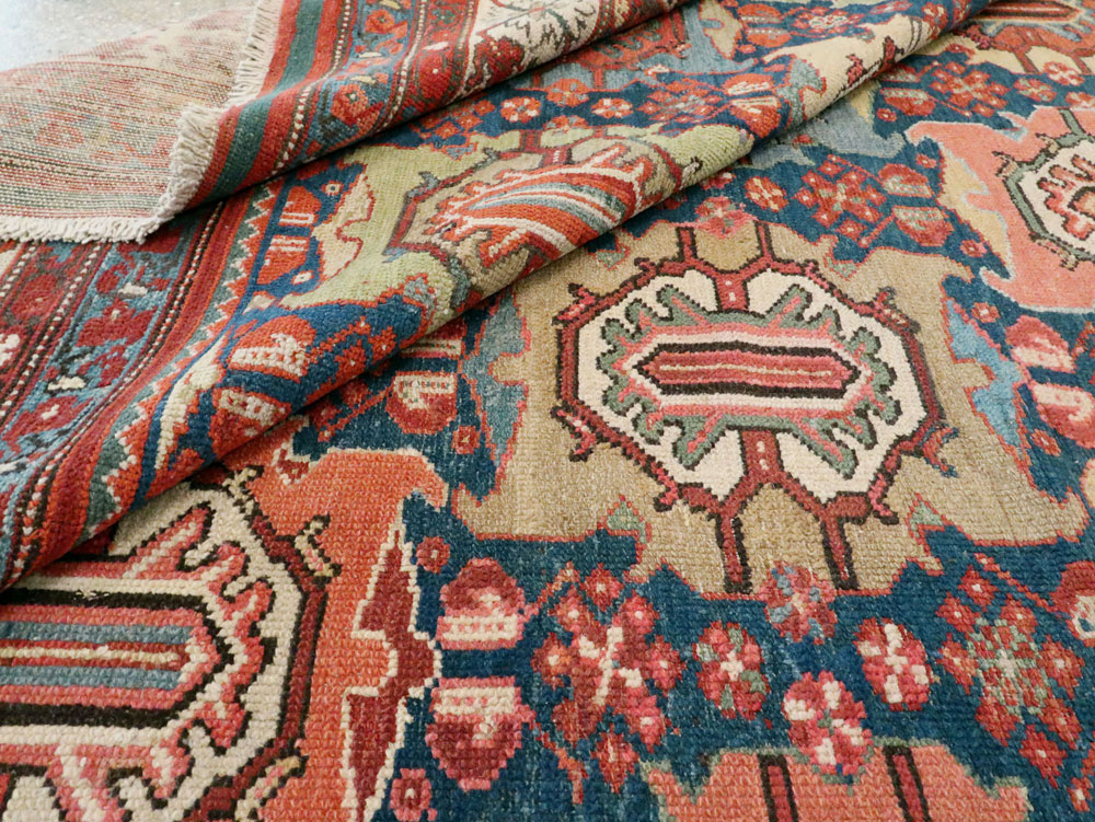 Antique Persian Malayer Carpet, No.27725 - Staging