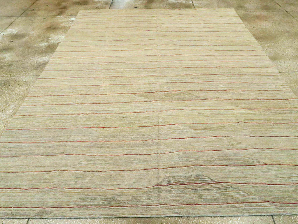Modern Turkish Kilim, No.27726 - Staging