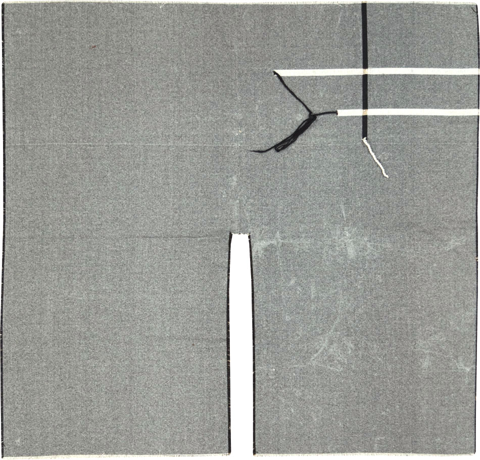 Vintage Ecuadorian Textile Flatweave, No.27743 - Staging