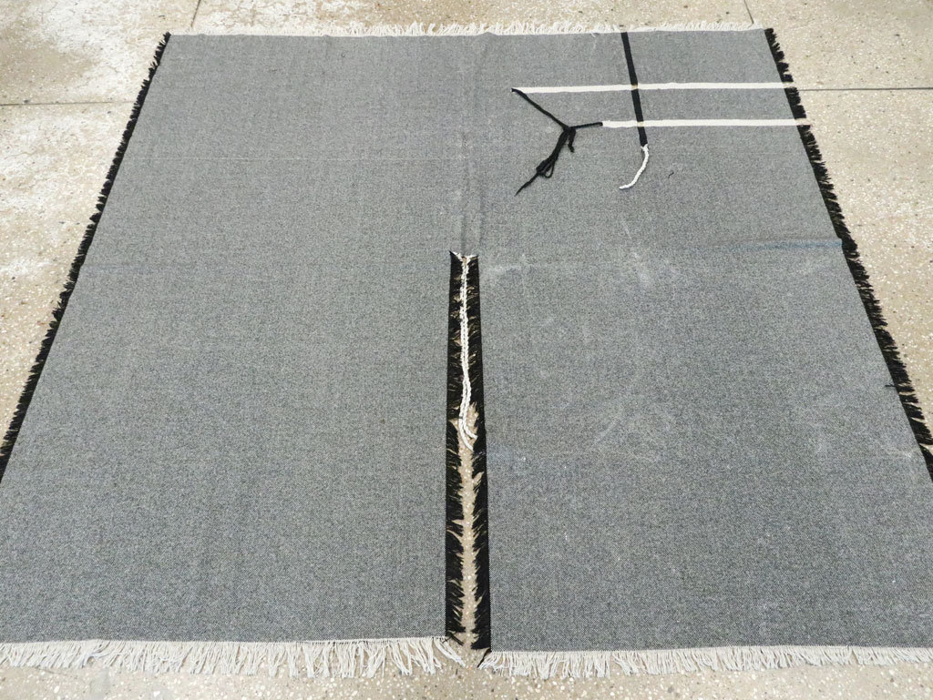 Vintage Ecuadorian Textile Flatweave, No.27743 - Staging