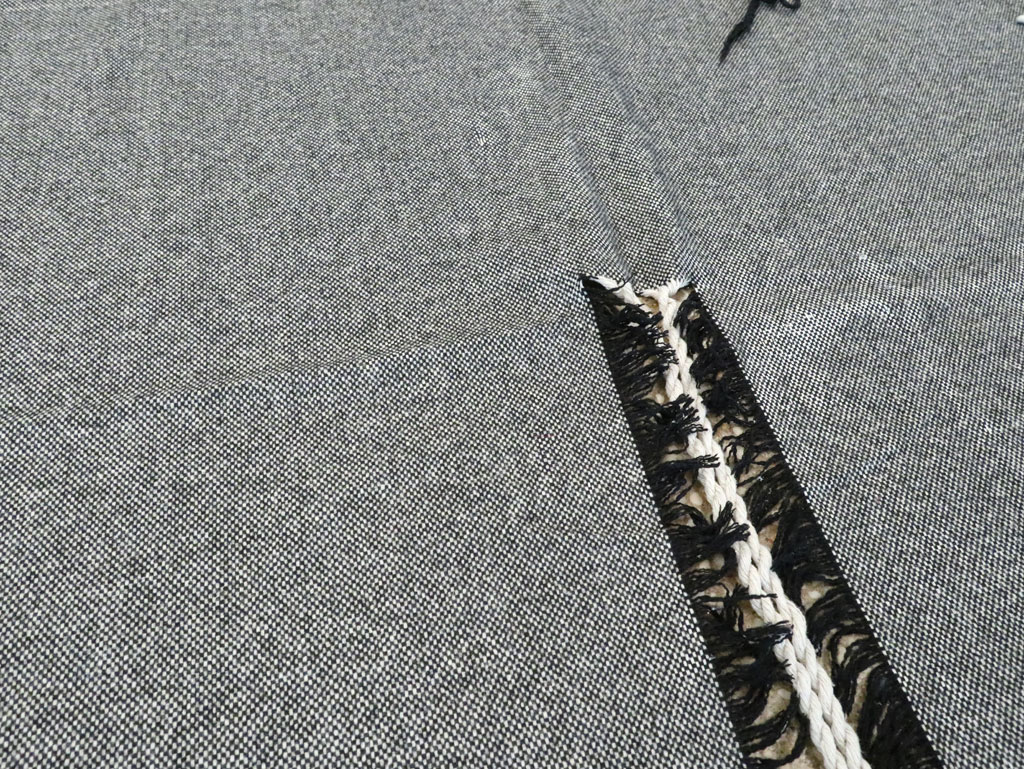 Vintage Ecuadorian Textile Flatweave, No.27743 - Staging