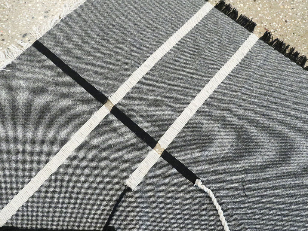 Vintage Ecuadorian Textile Flatweave, No.27743 - Staging