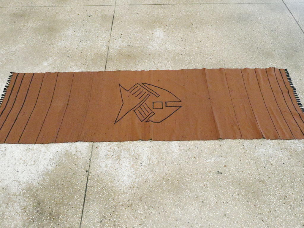 Vintage Ecuadorean Textile Runner, No.27744 - Staging