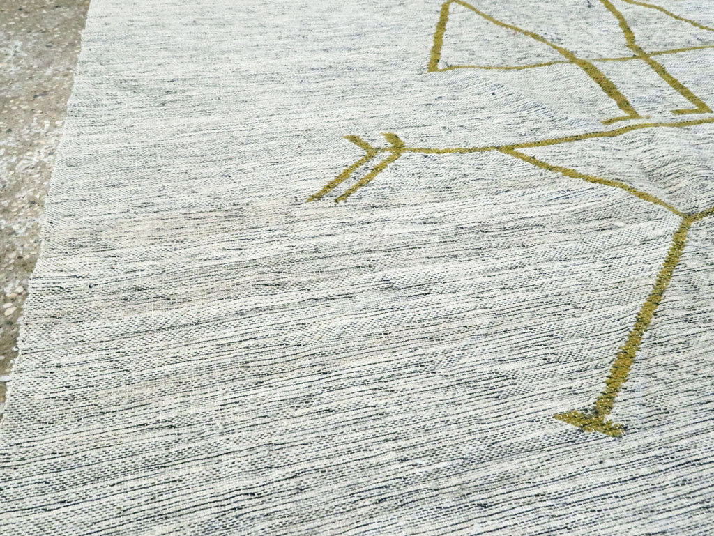 Vintage Ecuadorian Pictorial Textile Flatweave, No.27745 - Staging