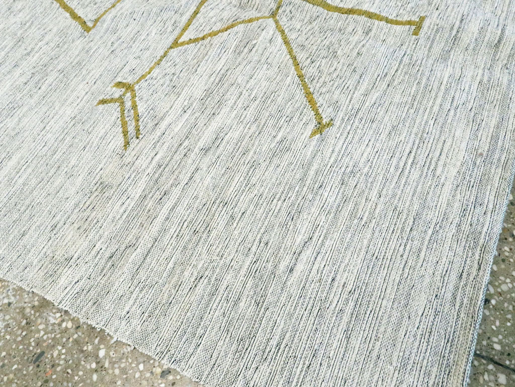 Vintage Ecuadorian Pictorial Textile Flatweave, No.27745 - Staging