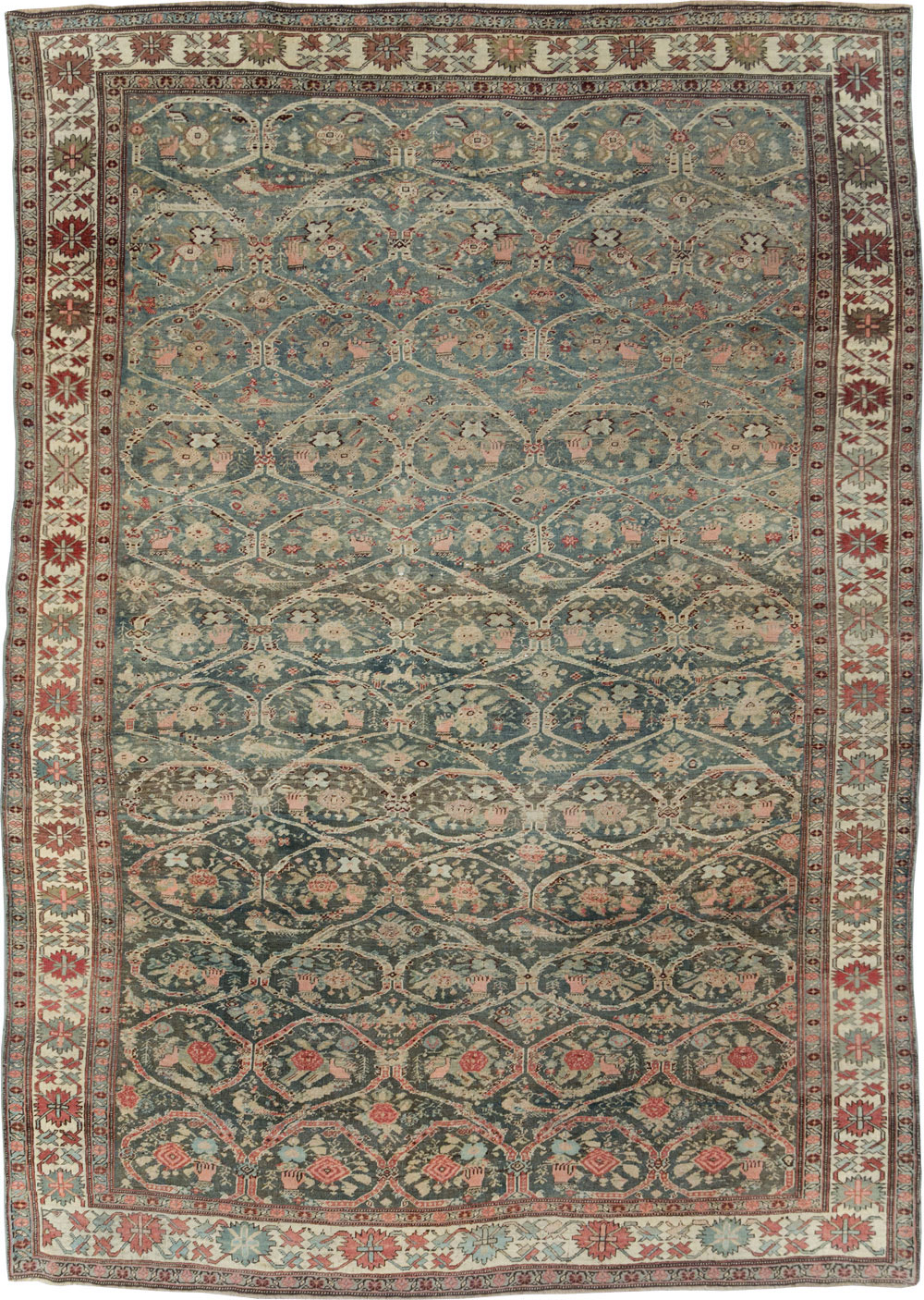 Antique Persian Bidjar Carpet, No.27746 - Staging