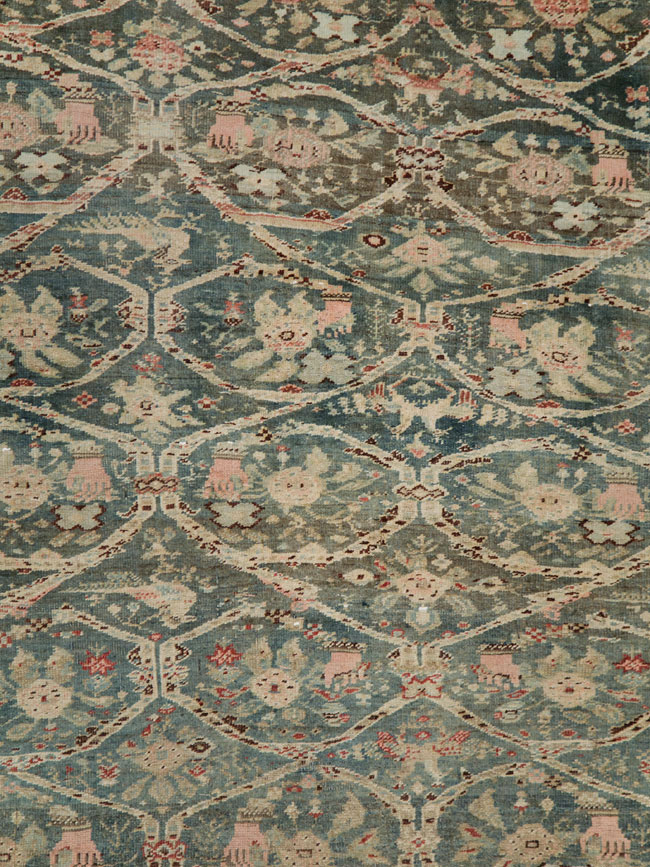 Antique Persian Bidjar Carpet, No.27746 - Staging