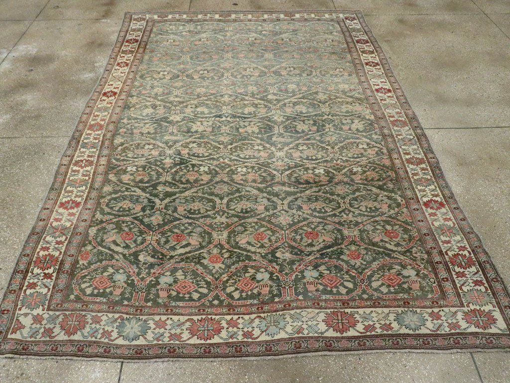 Antique Persian Bidjar Carpet, No.27746 - Staging