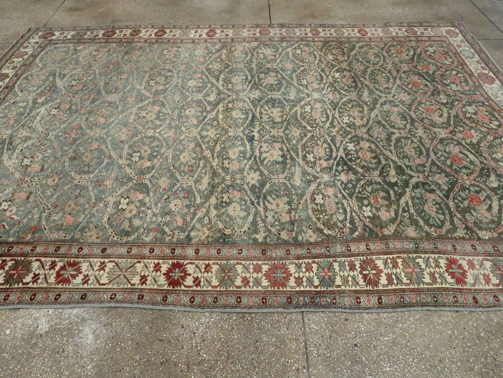 Antique Persian Bidjar Carpet, No.27746 - Staging