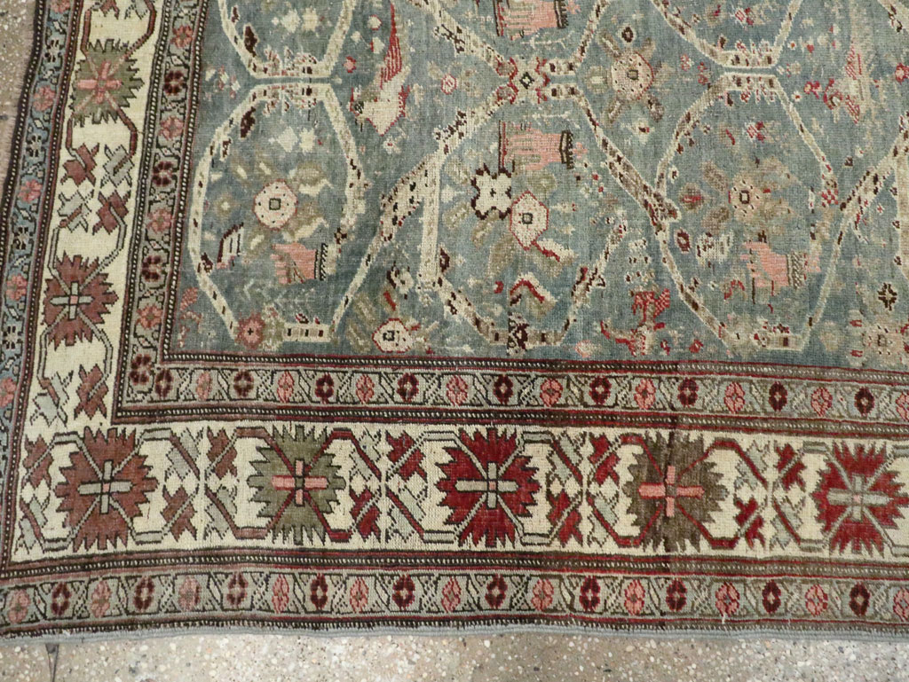 Antique Persian Bidjar Carpet, No.27746 - Staging
