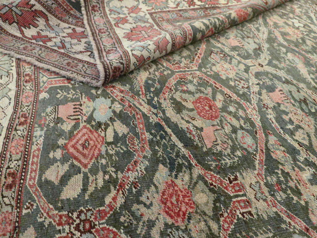 Antique Persian Bidjar Carpet, No.27746 - Staging