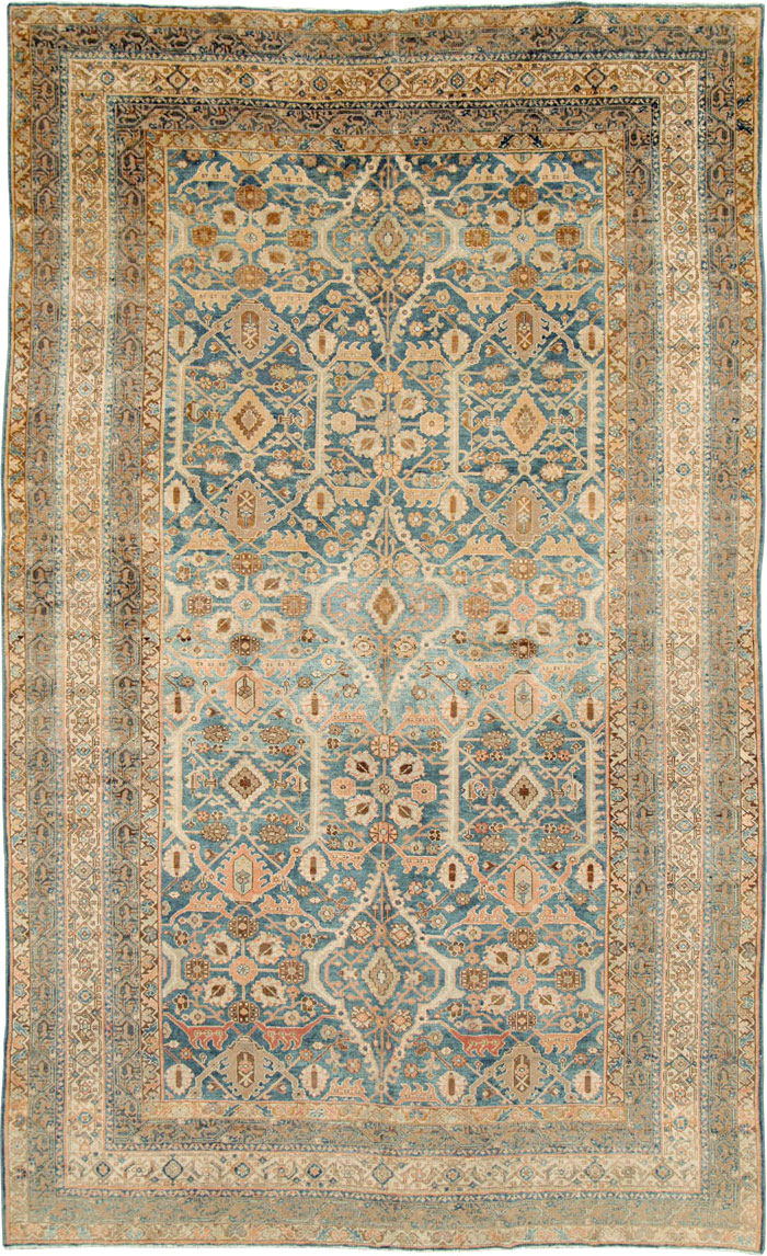 Antique Persian Malayer Carpet, No.27751 - Staging
