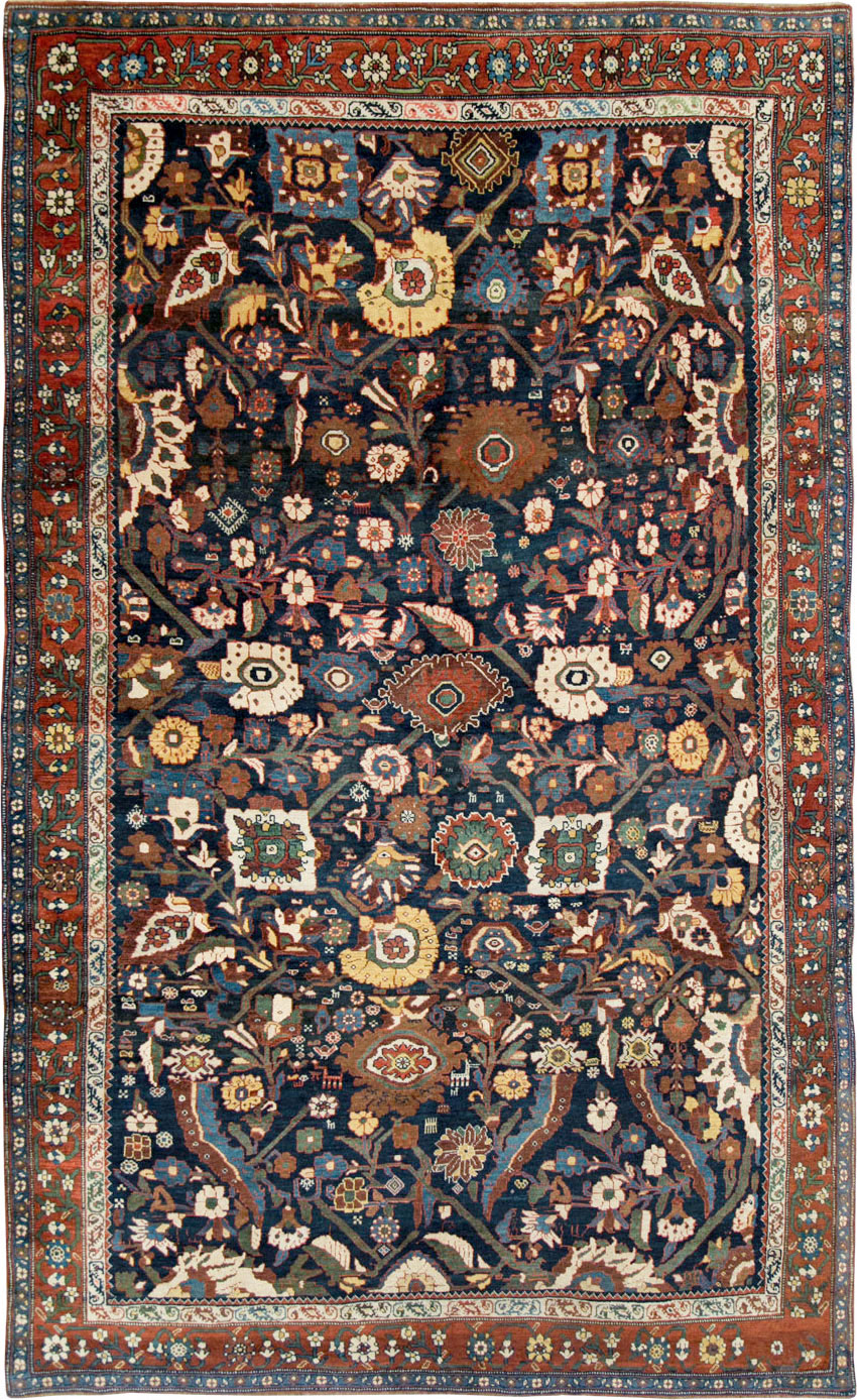 Antique Persian Bidjar Carpet, No.27752 - Staging