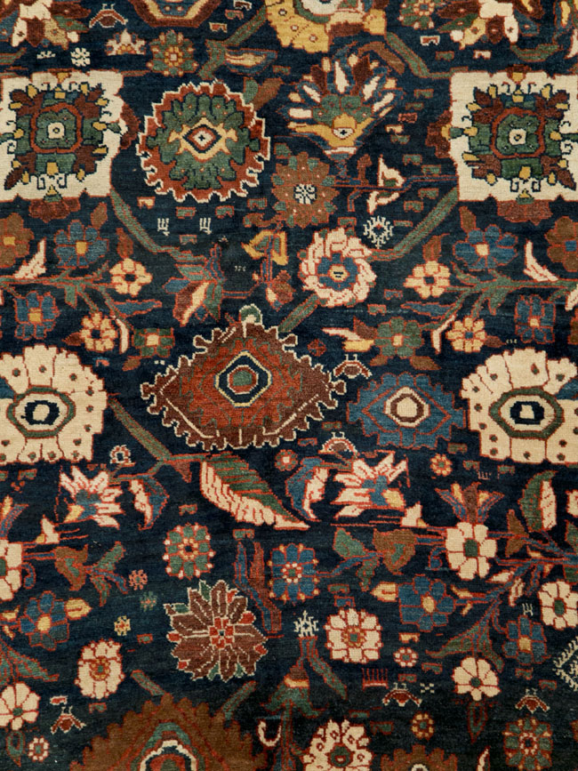 Antique Persian Bidjar Carpet, No.27752 - Staging