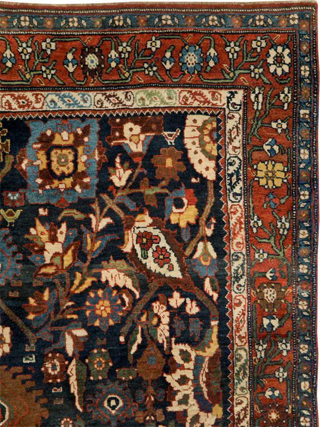 Antique Persian Bidjar Carpet, No.27752 - Staging
