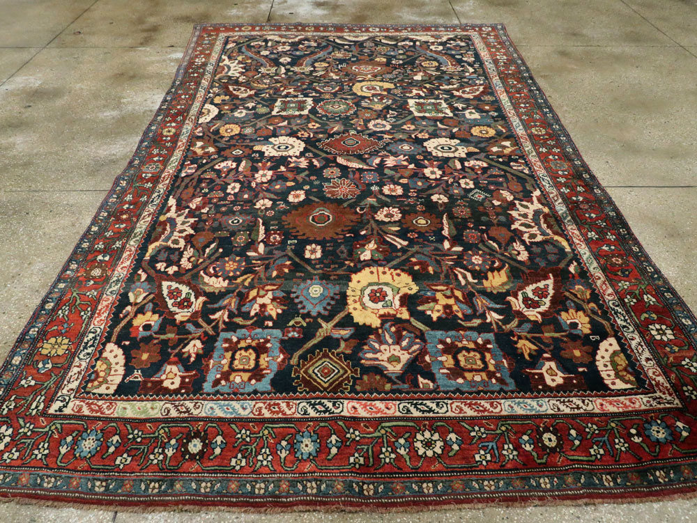 Antique Persian Bidjar Carpet, No.27752 - Staging