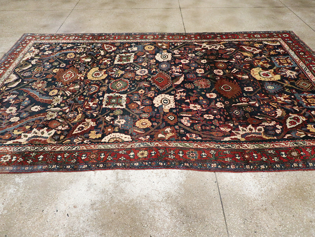 Antique Persian Bidjar Carpet, No.27752 - Staging