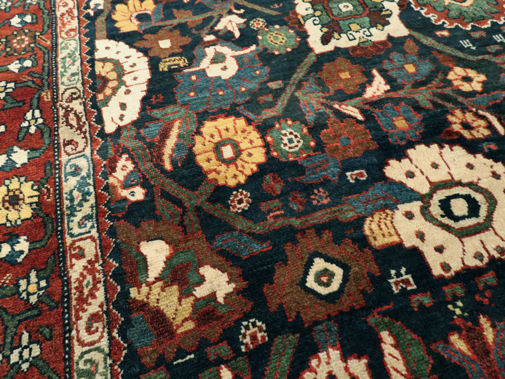 Antique Persian Bidjar Carpet, No.27752 - Staging