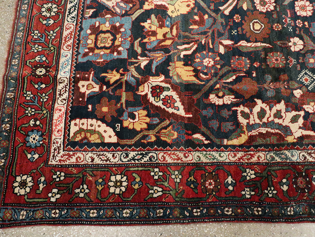 Antique Persian Bidjar Carpet, No.27752 - Staging