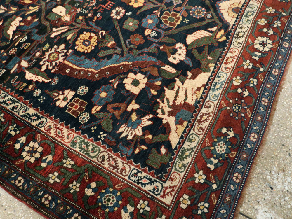 Antique Persian Bidjar Carpet, No.27752 - Staging