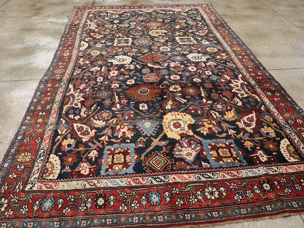 Antique Persian Bidjar Carpet, No.27752 - Staging