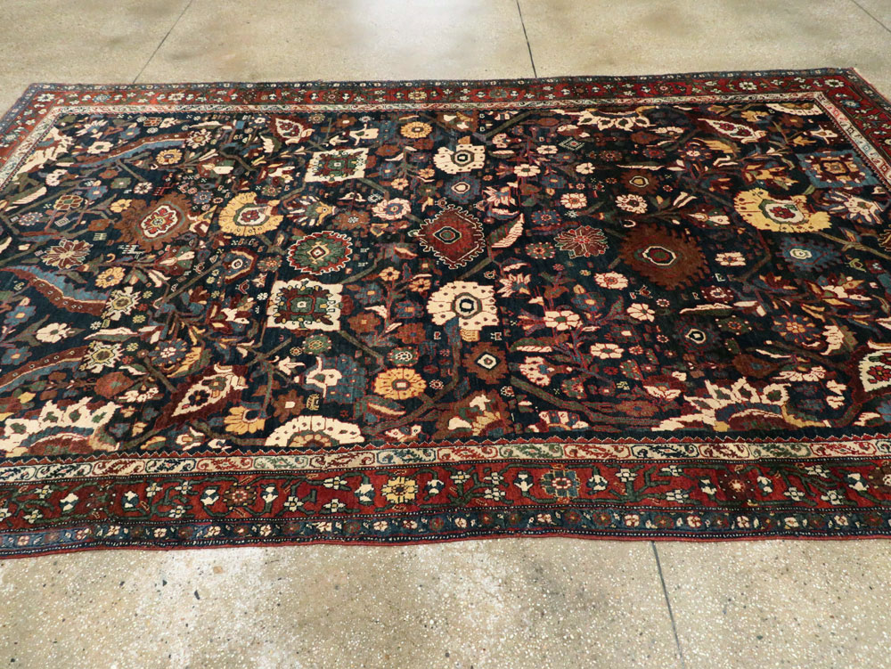 Antique Persian Bidjar Carpet, No.27752 - Staging