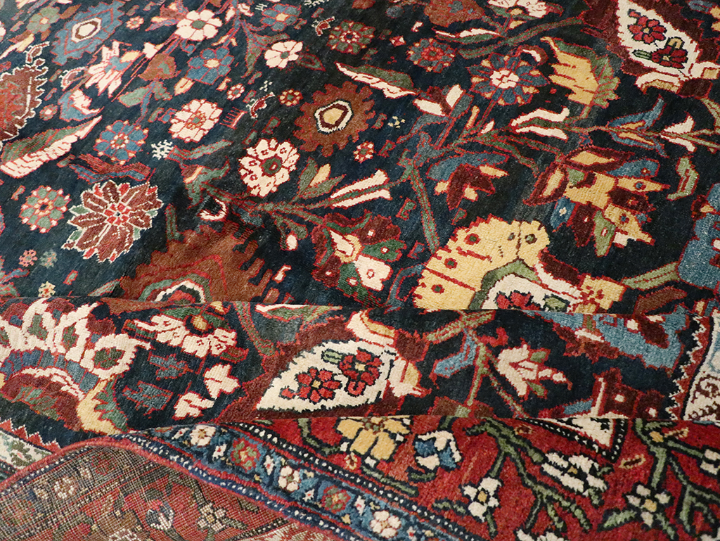 Antique Persian Bidjar Carpet, No.27752 - Staging