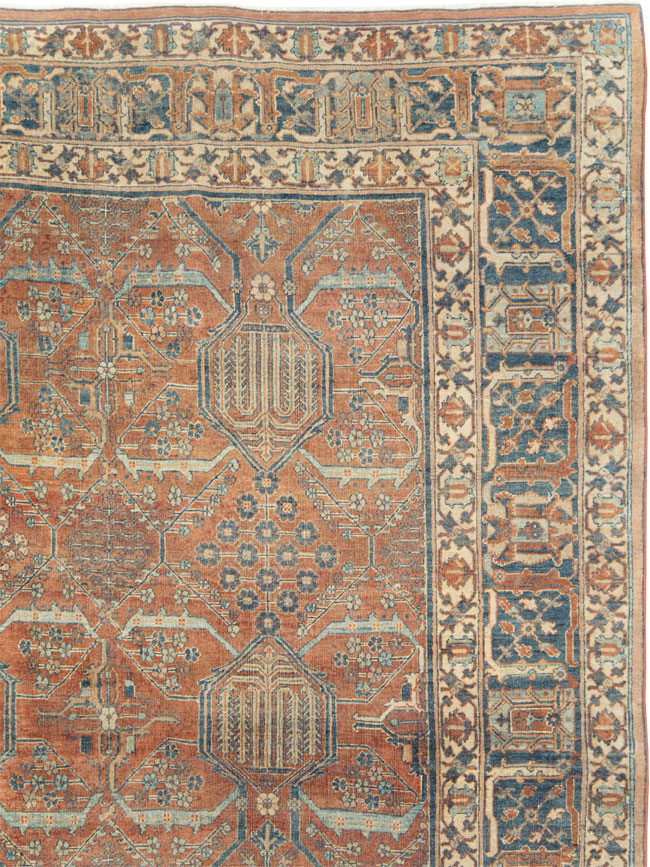 Antique Persian Joshegan Carpet, No.27753 - Staging