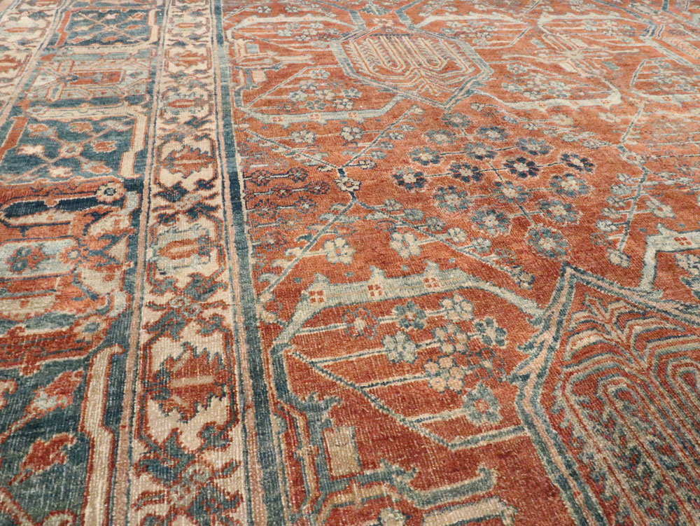 Antique Persian Joshegan Carpet, No.27753 - Staging
