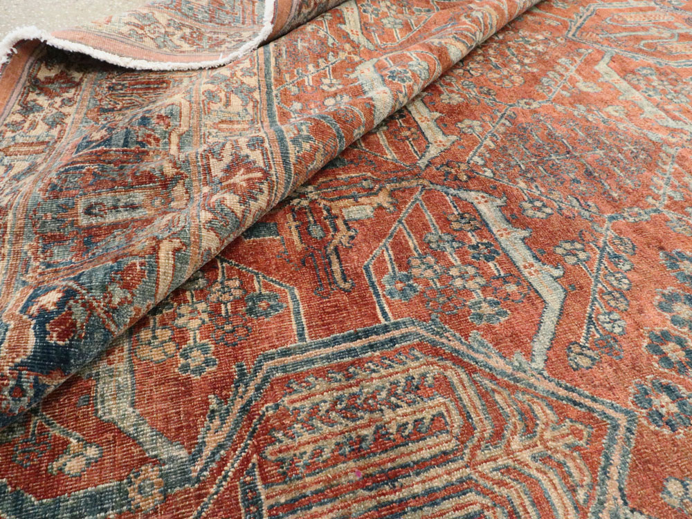 Antique Persian Joshegan Carpet, No.27753 - Staging