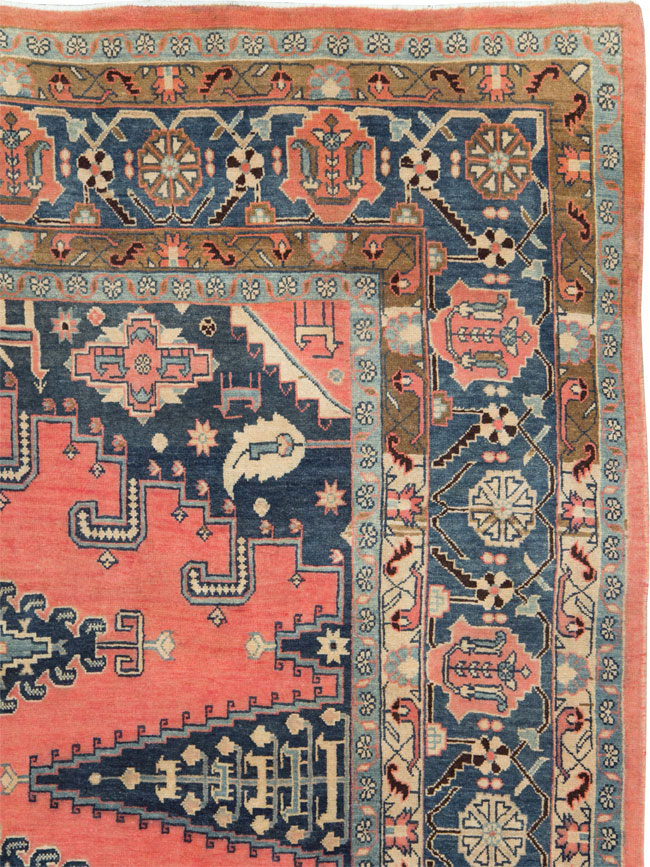 Vintage Persian Veece Large Room Size Carpet, No.27757 - Staging