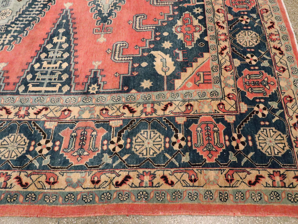 Vintage Persian Veece Large Room Size Carpet, No.27757 - Staging