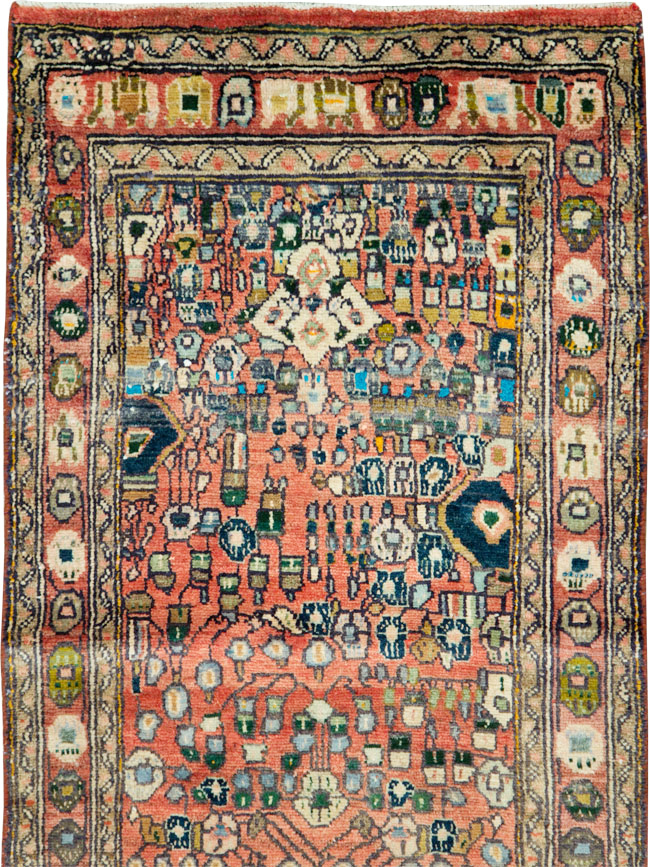 Vintage Persian Mahal Small Runner, No.27760 - Staging