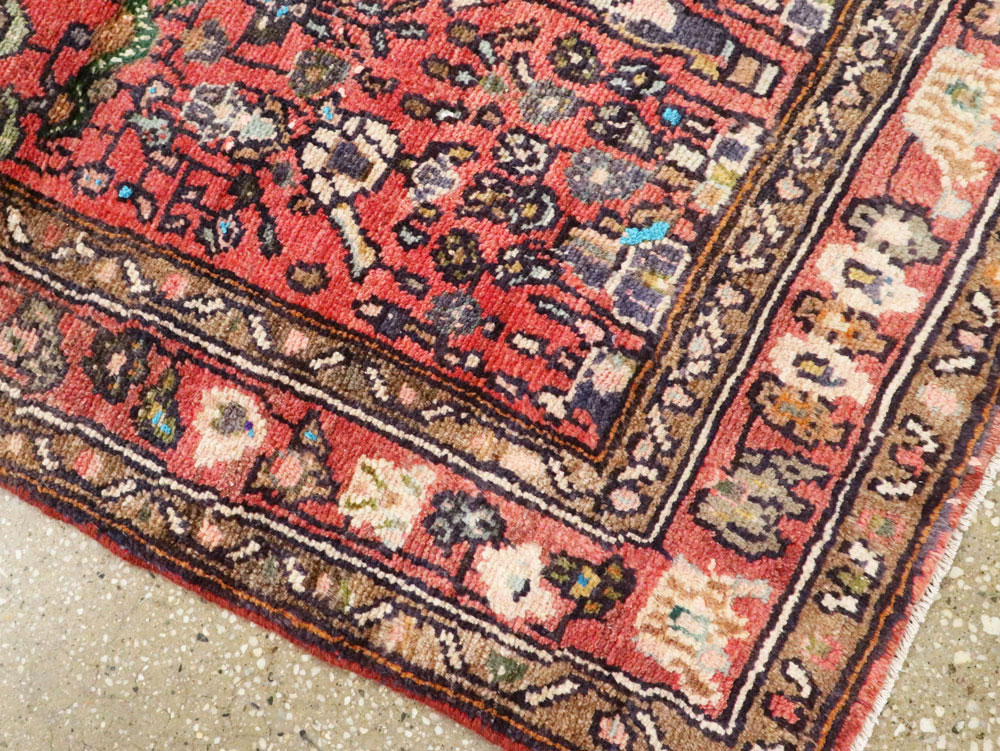 Vintage Persian Mahal Small Runner, No.27760 - Staging