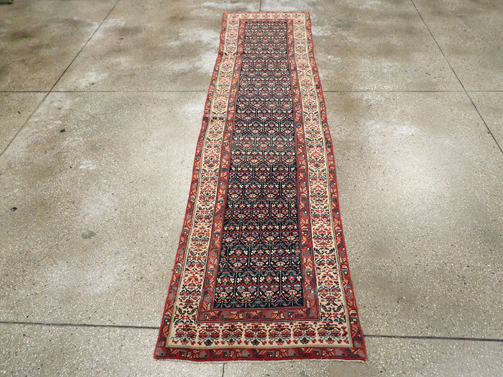 Antique Persian Malayer Runner, No.27769 - Staging