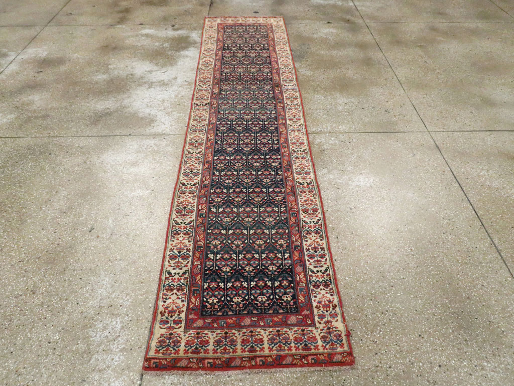 Antique Persian Malayer Runner, No.27770 - Staging